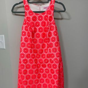 LIKE NEW Lilly Pulitzer neon pink shift dress
